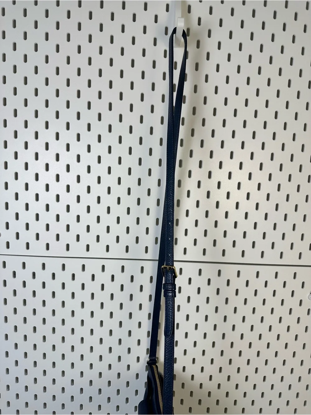 Michael Kors Fulton Crossbody Bag in Dark Blue Pebble Leather
